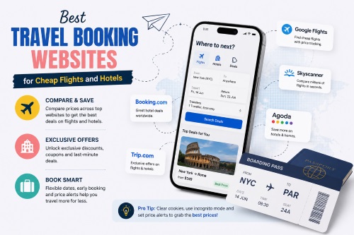 Best Travel Booking Websites for Cheap Flights and Hotels
